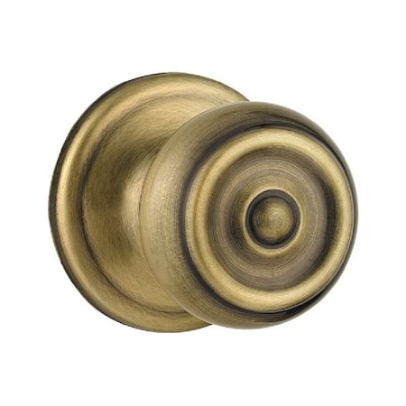 Kwikset Phoenix Knob Interior Single Cylinder Handleset Trim, Satin Brass Blackened 966PE-5